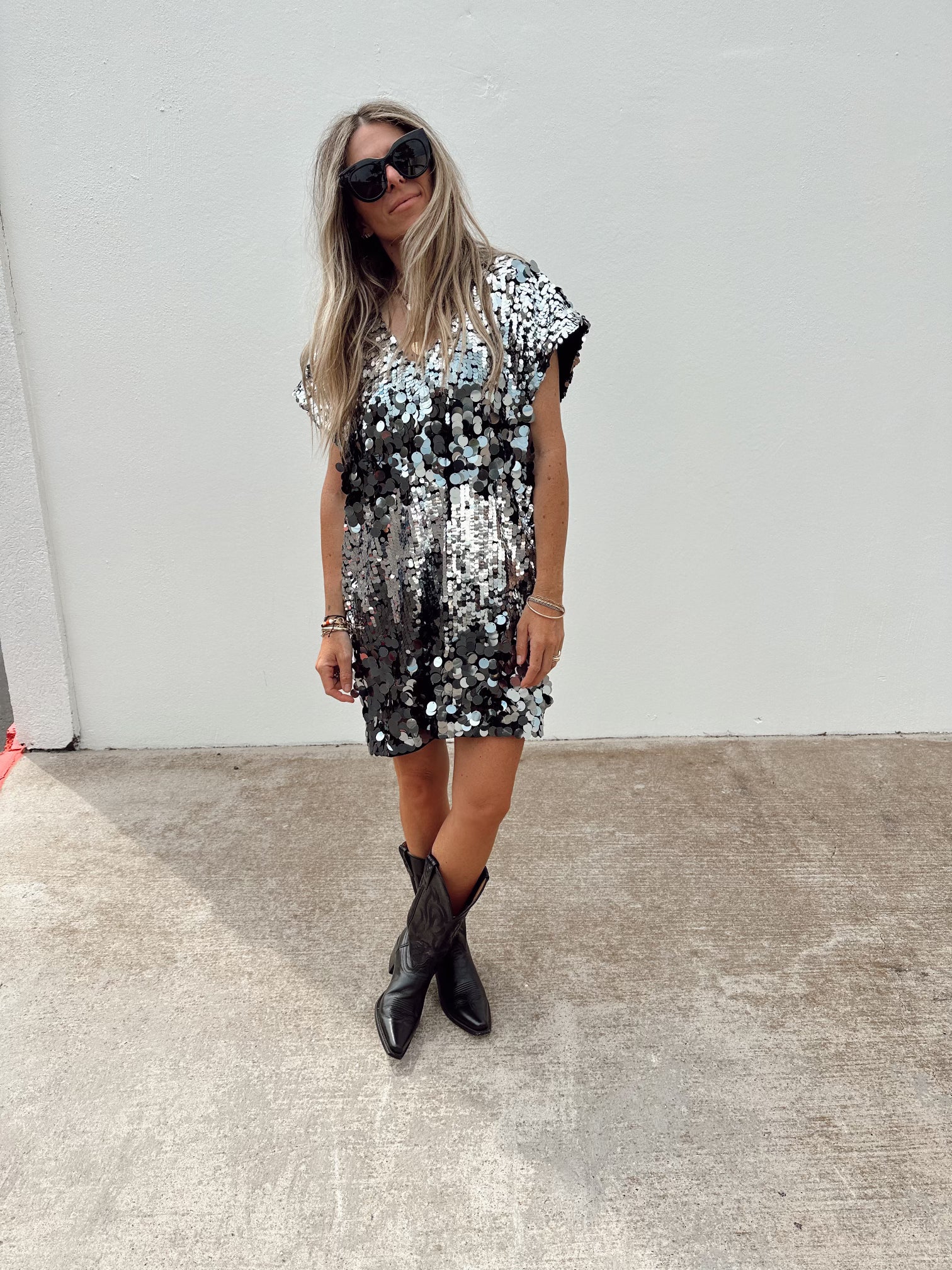 Peyton Sequin Dress – ascot + hart