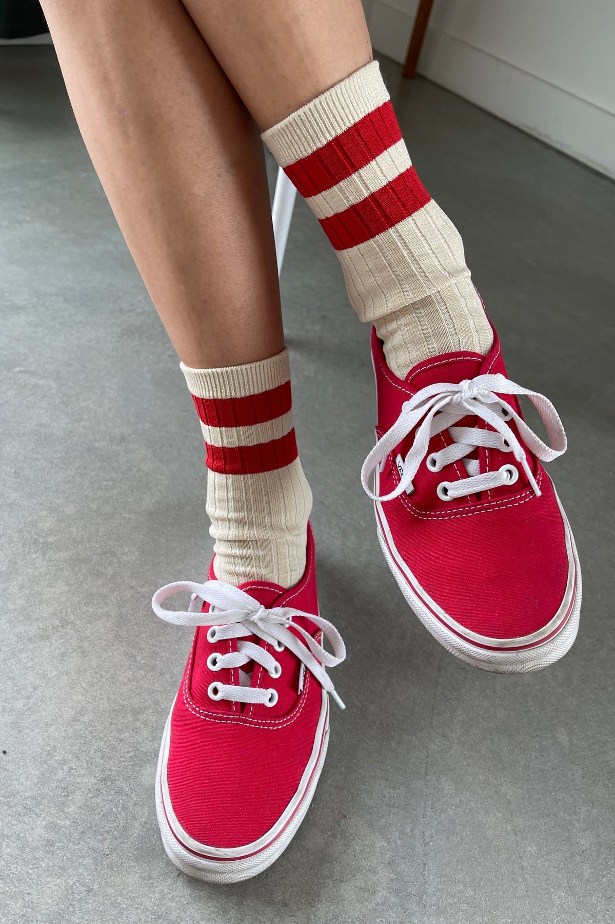 Vans and knee high socks sales